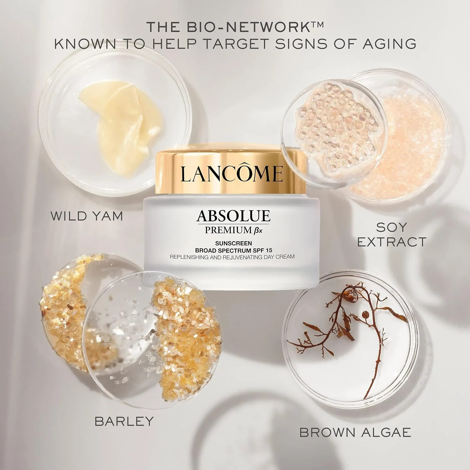 Дневной крем Absolue Premium Bx с SPF 15 - восстанавливающий увлажняющий крем для лица с про-ксиланом - 70 мл Lancôme — фото 3