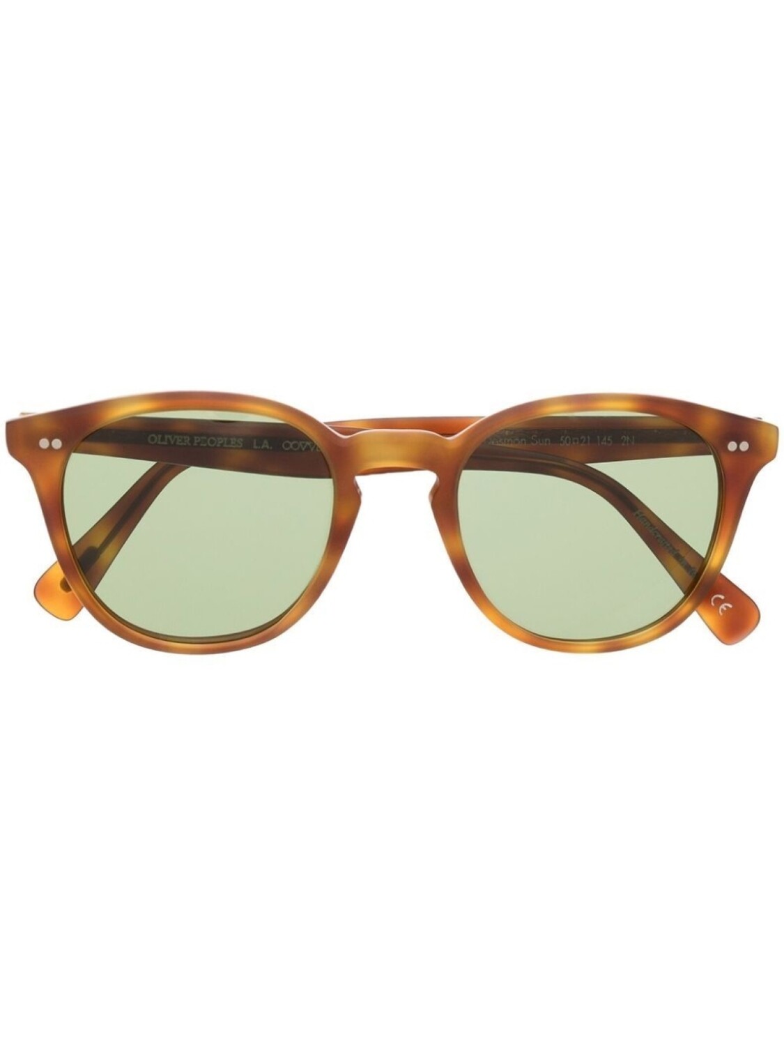 

Oliver Peoples солнцезащитные очки Desmon в круглой оправе, коричневый