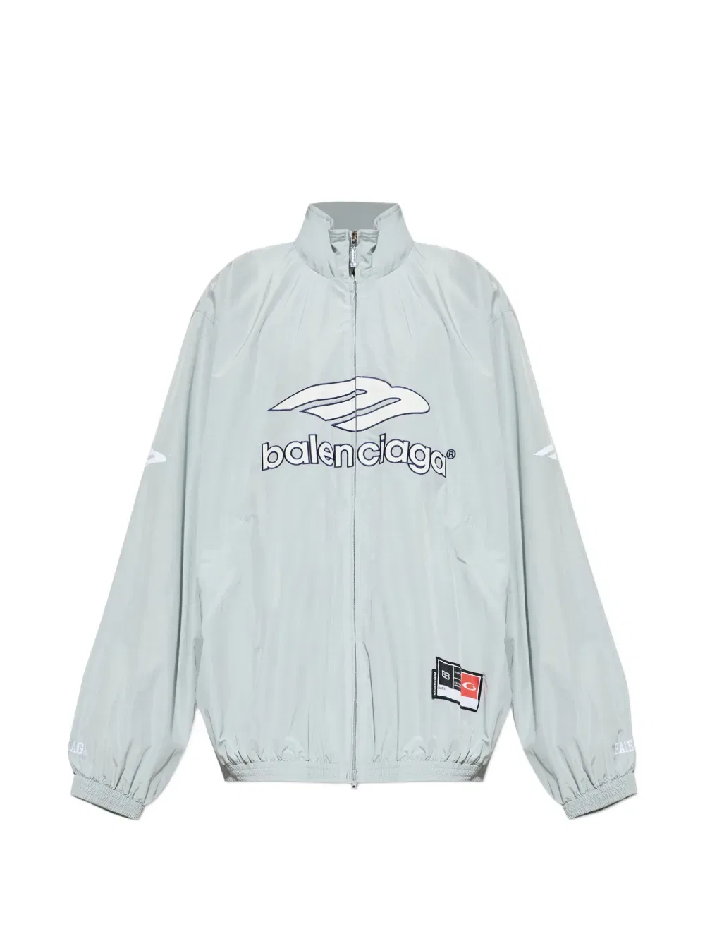 Куртка с логотипом Balenciaga, серый