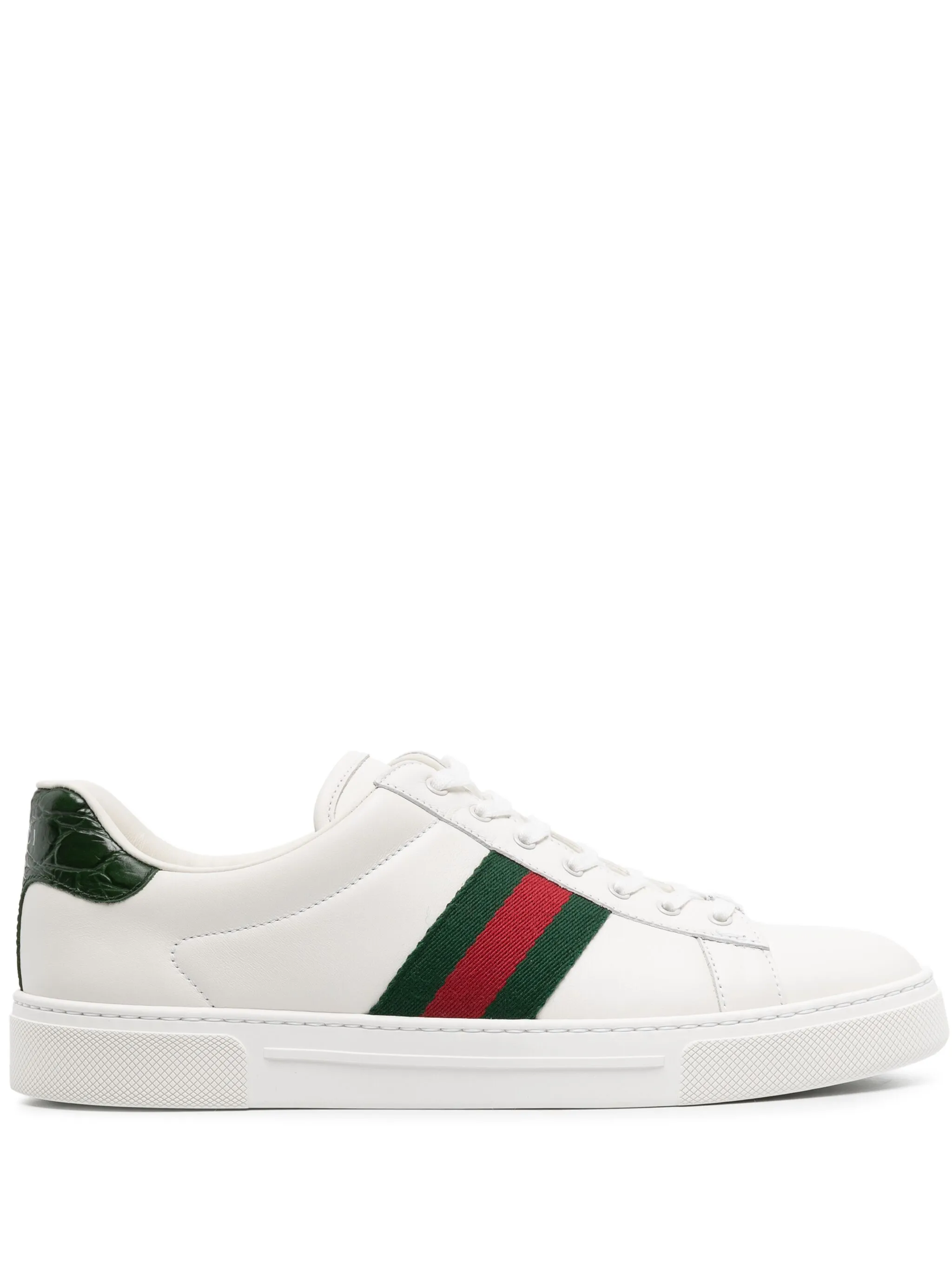 Кроссовки Ace с отделкой Web Gucci, белый