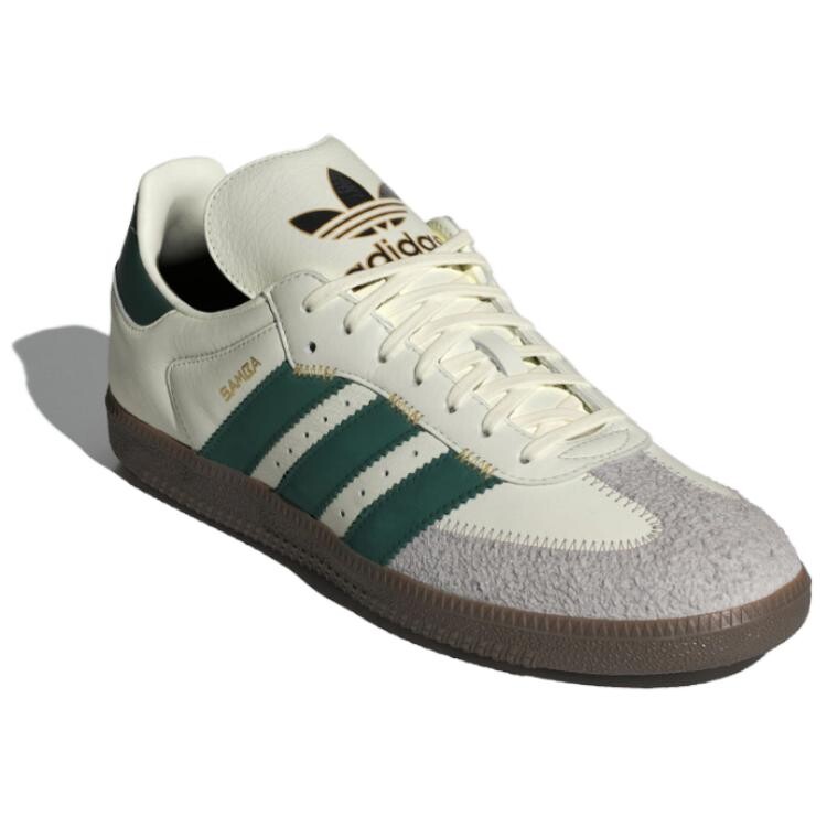 Adidas originals Samba Обувь для скейтбординга унисекс, Белый/Зеленый — фото 3