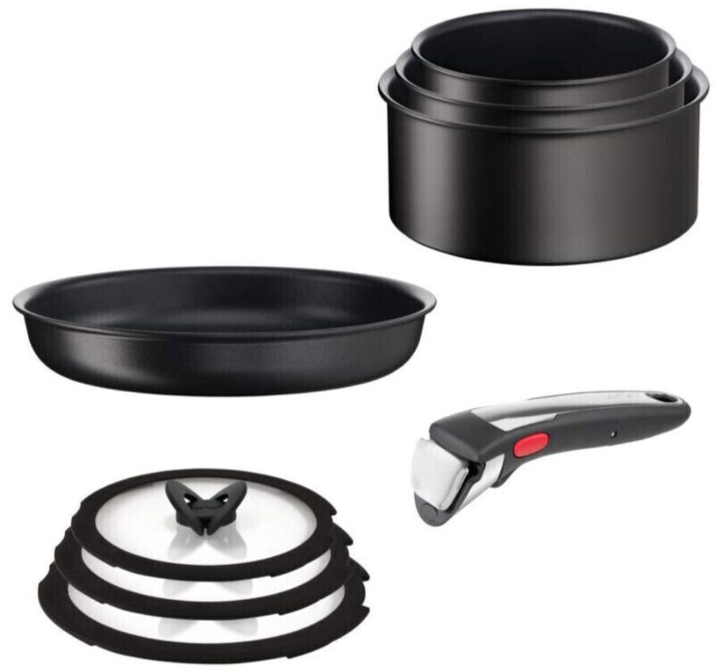 

Набор кастрюль и сковородок Tefal Ingenio Unlimited ON (8 предметов) черный