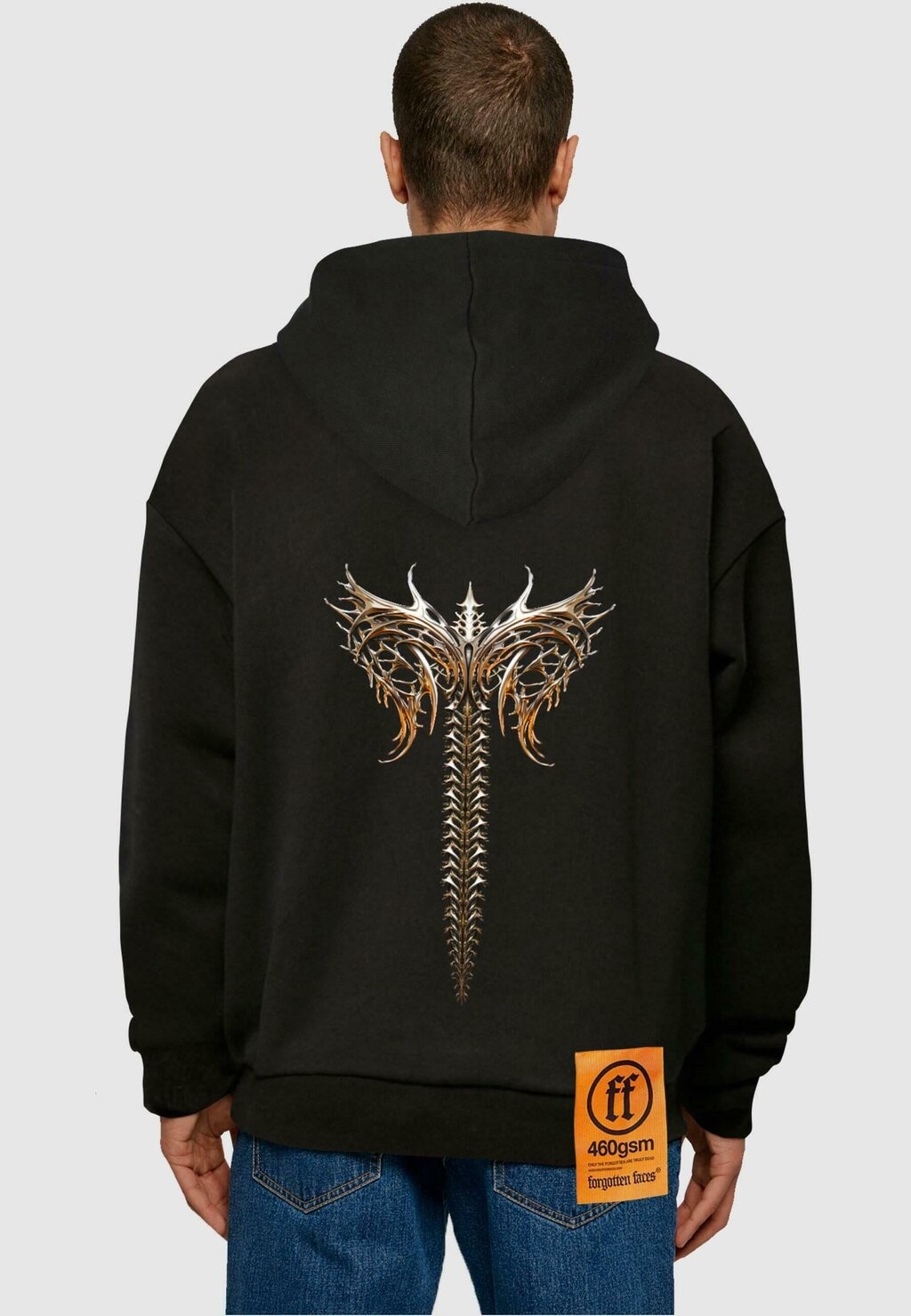 

Толстовка Chrome Wings Ultra Heavy Oversized Forgotten Faces, черный