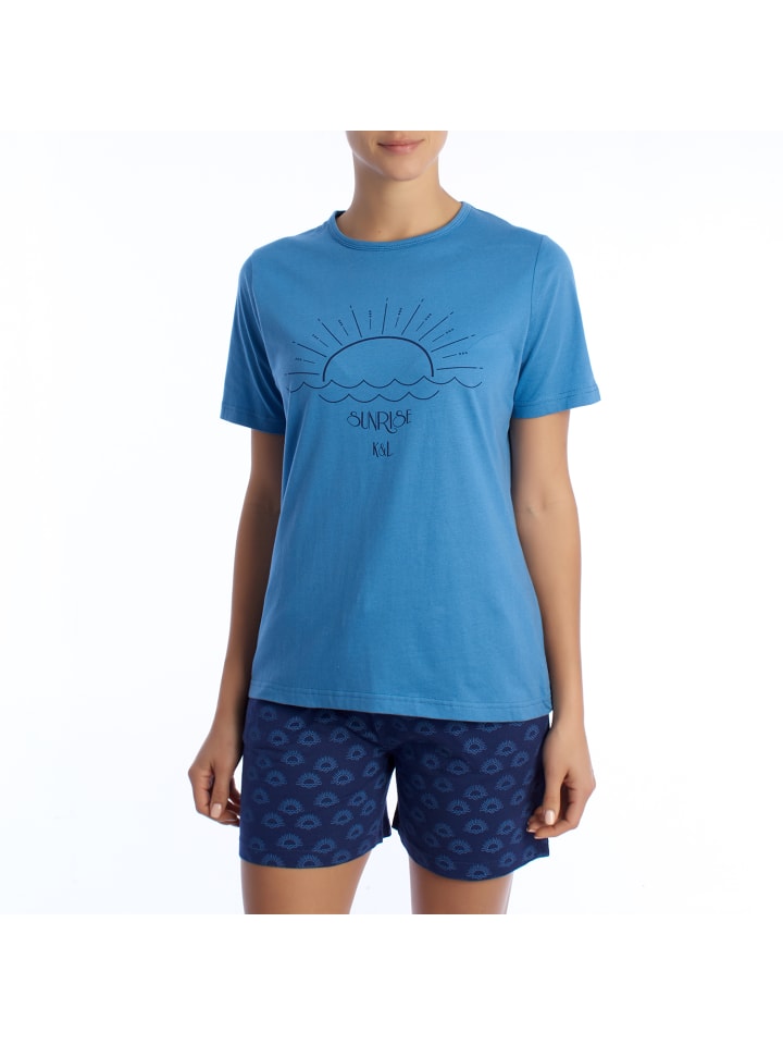 

Kisses and Love Синяя пижама