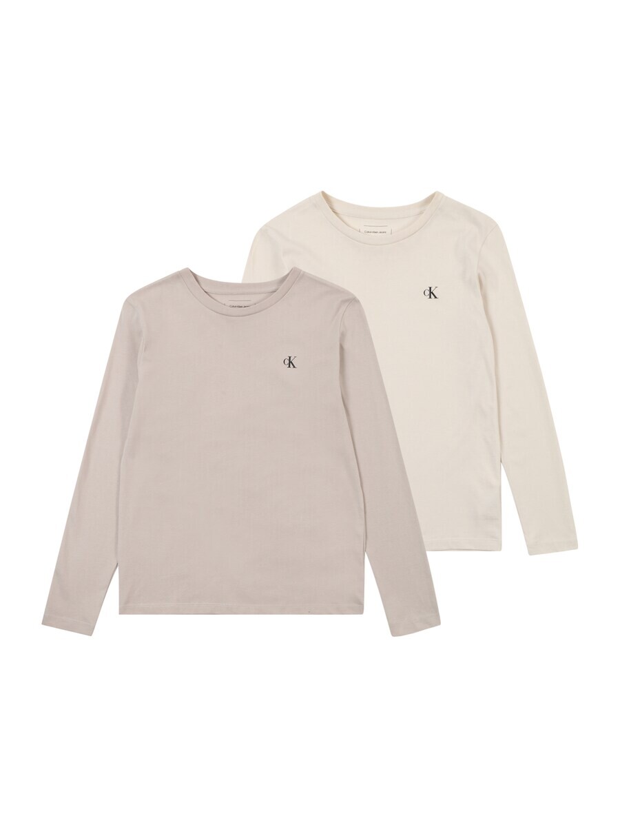 

Лонгслив Calvin Klein Jeans Shirt, цвет beige/cream