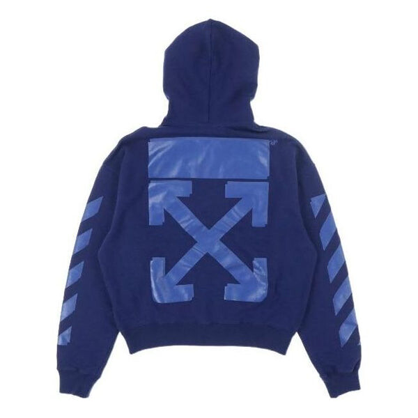 

Толстовка arrow pattern logo stripe version blue Off-White, синий