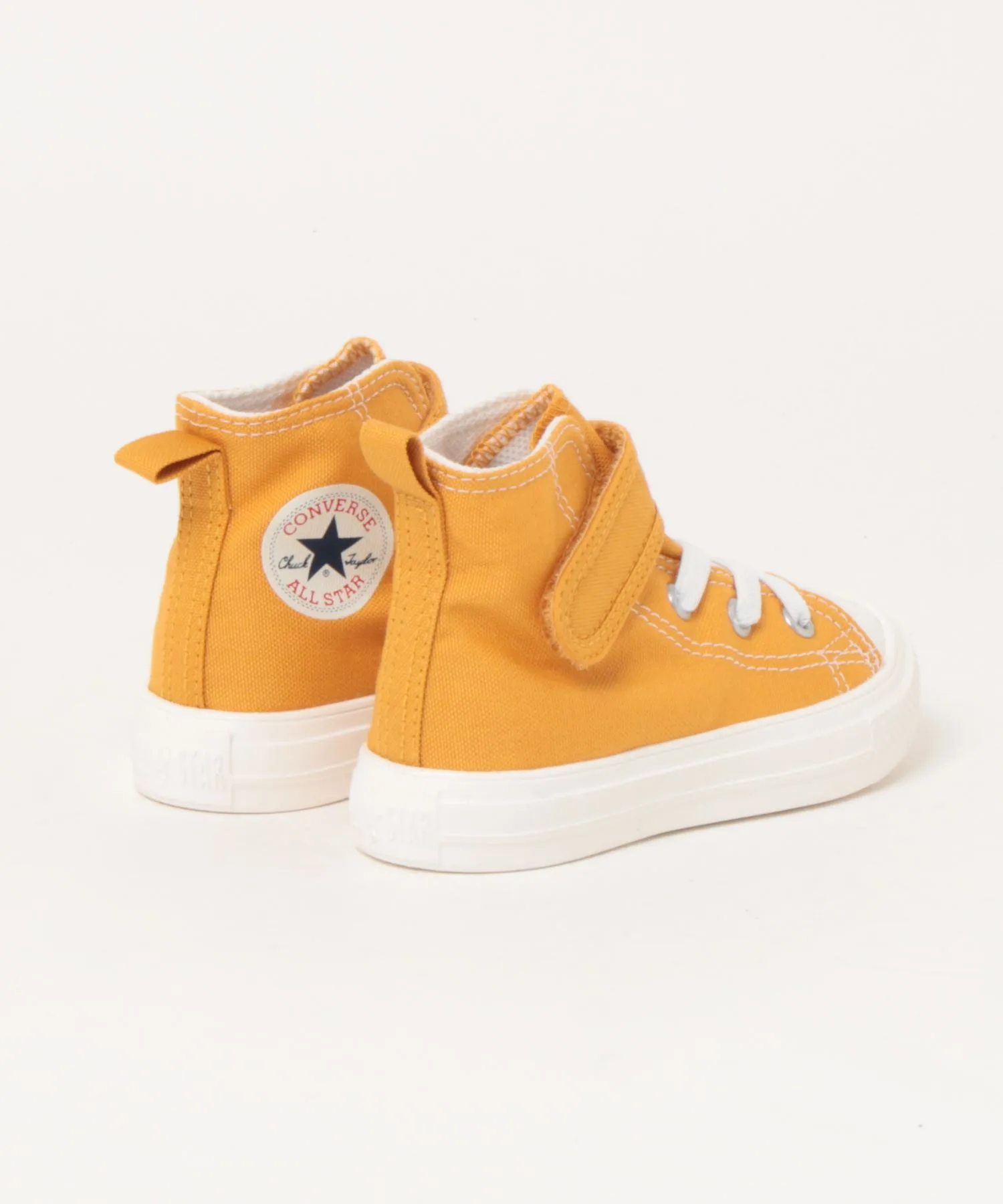 Детские высокие кроссовки Allstar Light V-1 HI CONVERSE золотистые — фото 2