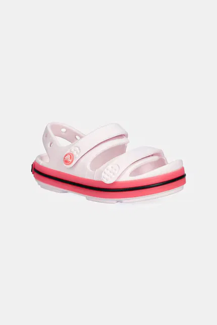 Сандалии детские Crocband Cruiser Neon Band Sandal T Crocs, розовый