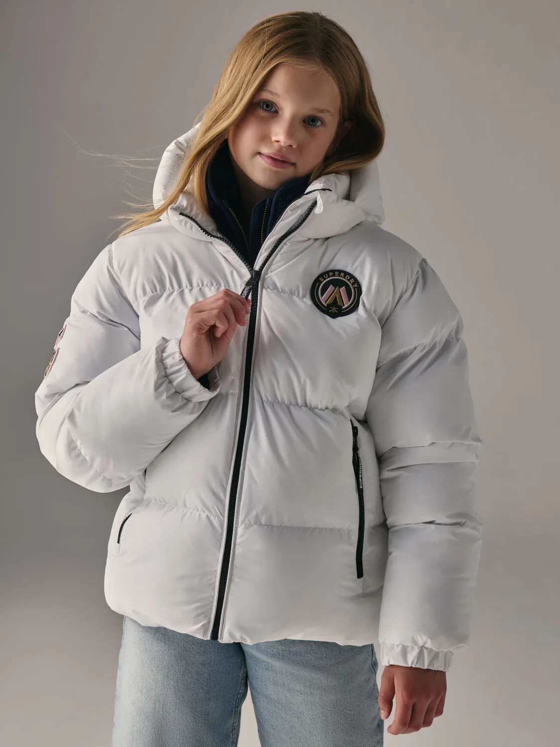 Зимняя куртка Superdry & Co, White — фото 3