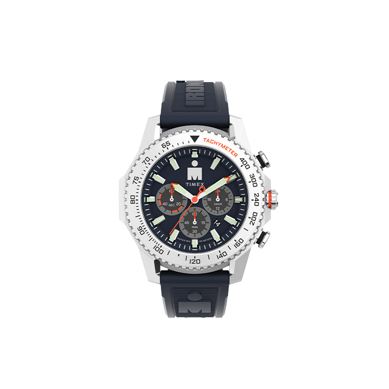 

TIMEX Часы Wrist Watch Quartz Movement PU Strap Blue Dial Men's Watch, Blue