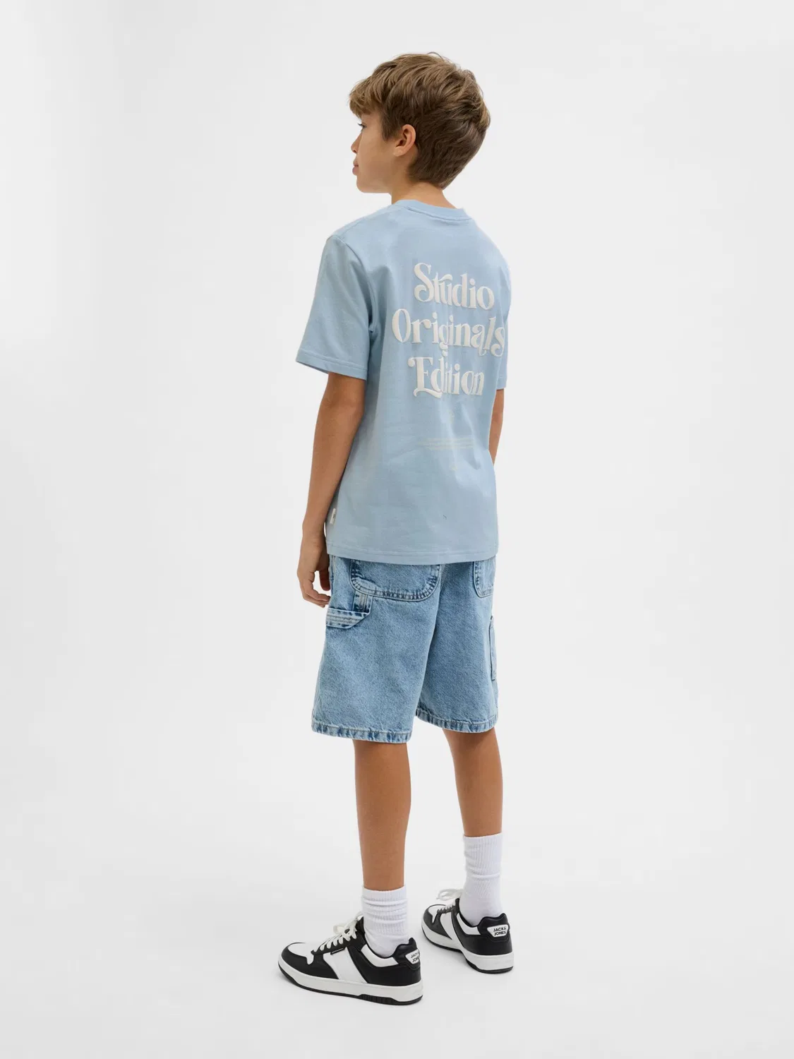 Футболка Jack & Jones Junior, Light Blue — фото 4