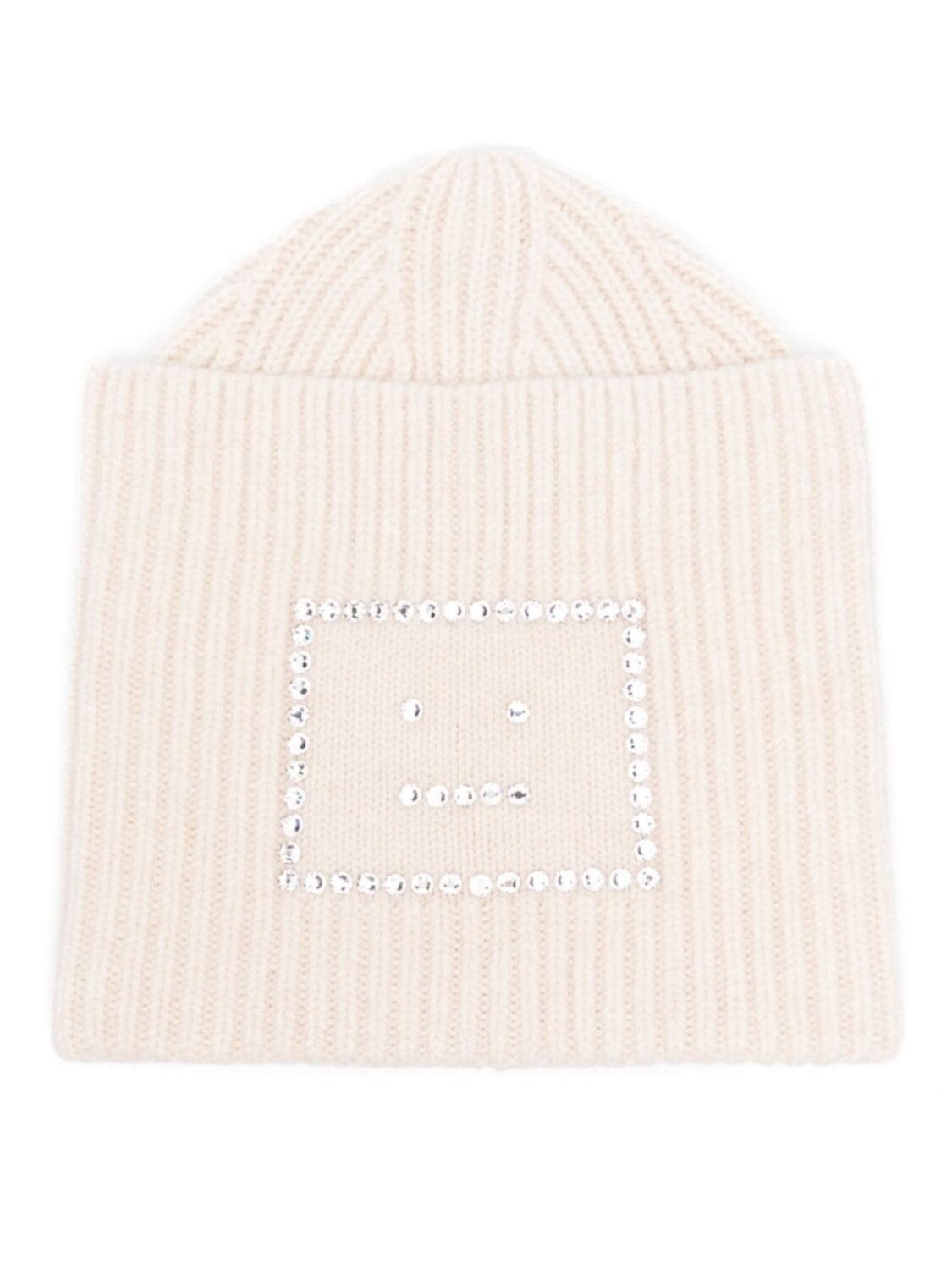 

Acne Studios шерстяная шапочка, украшенная кристаллами, нейтральный цвет