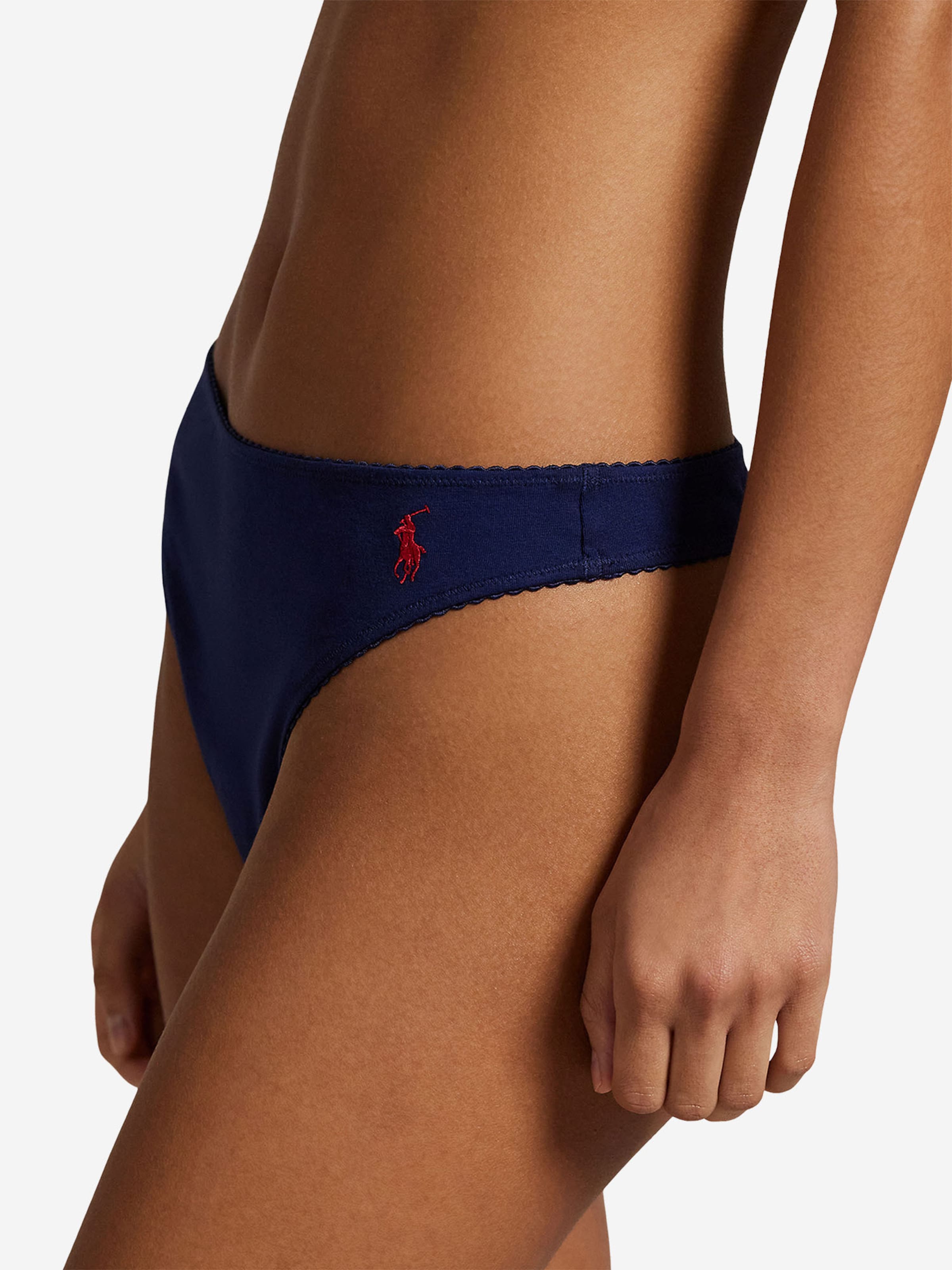 Polo Ralph Lauren Трусы-стринги 'Colorful Cotton' в цвете Navy — фото 3