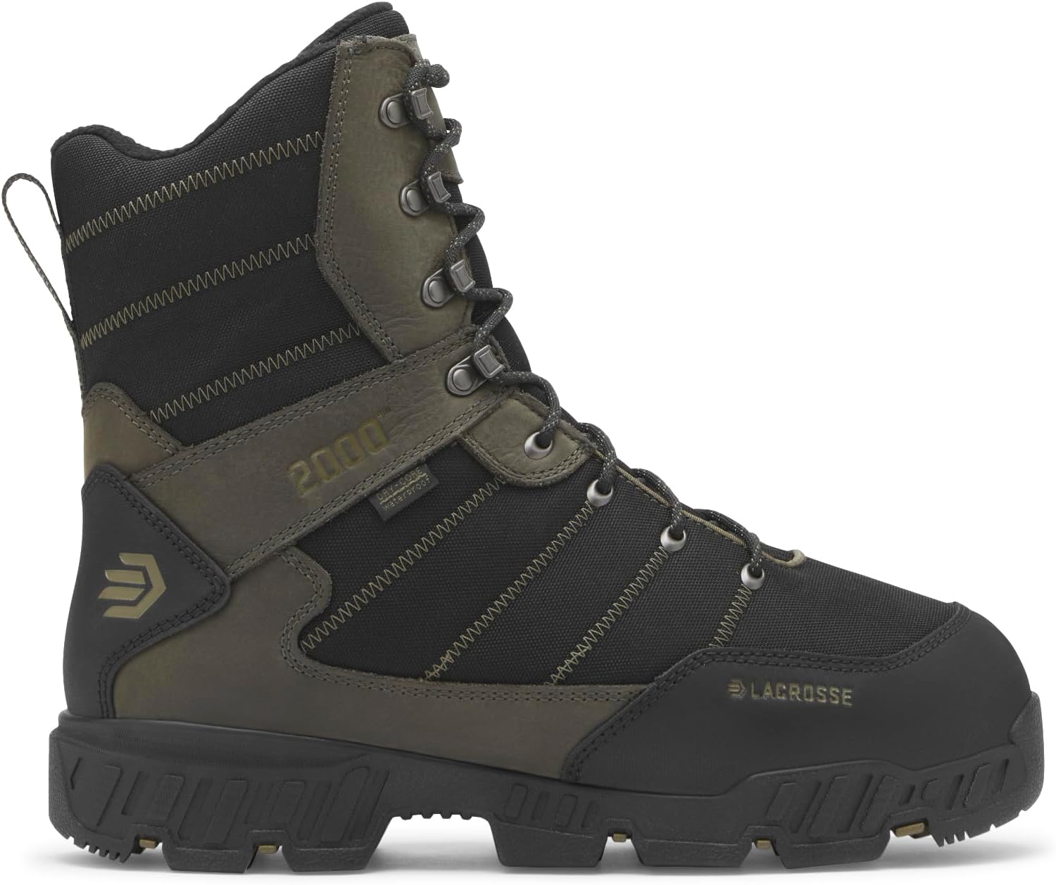 

Мужские охотничьи ботинки LaCrosse Cold Snap 9 с изоляцией Thinsulate Ultra 2000G, цепкой подошвой Permafrost и поддерживающей стелькой EVA, черный