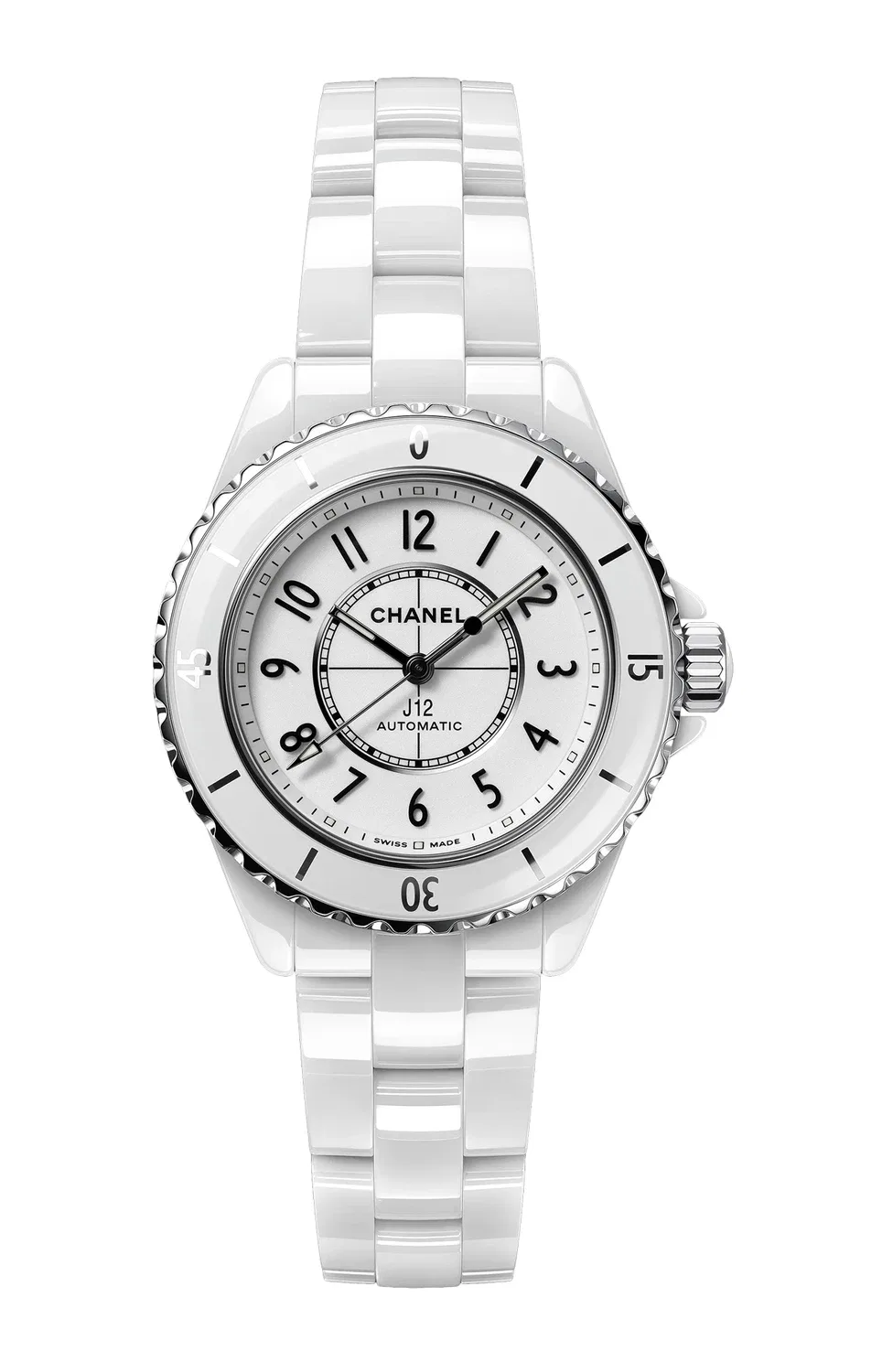 J12.2 АВТОМАТИКА 33 ММ - H5699 CHANEL, серебряный