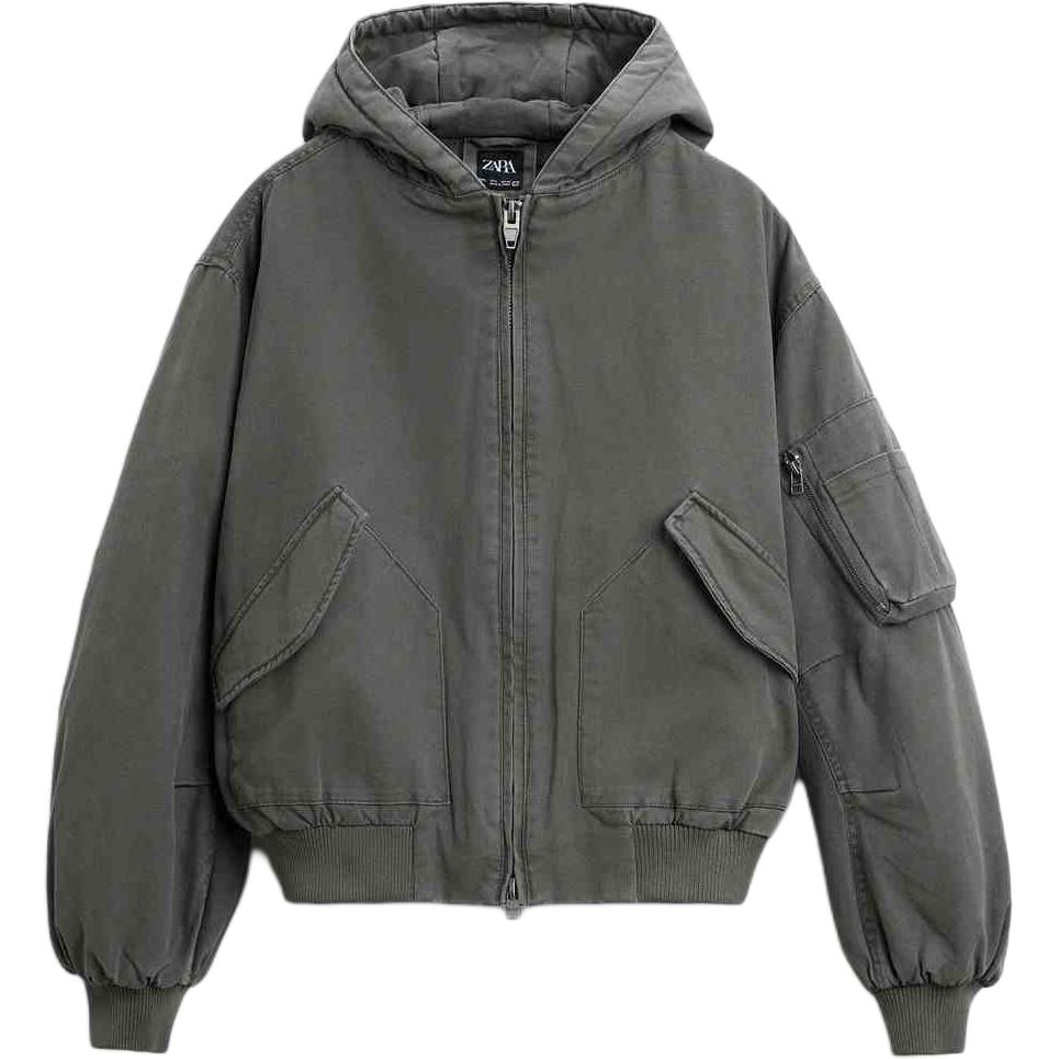 

ZARA Куртка мужская темно-серая, Dark Gray