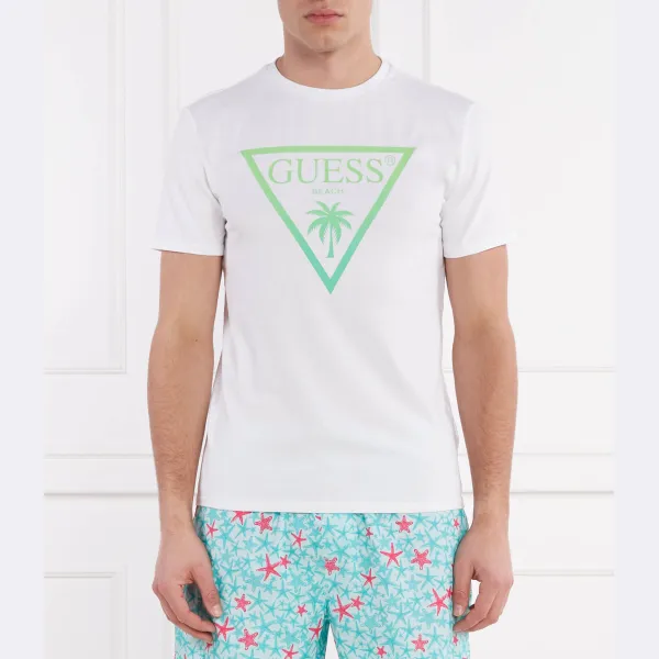 

Облегающая футболка Guess, белый