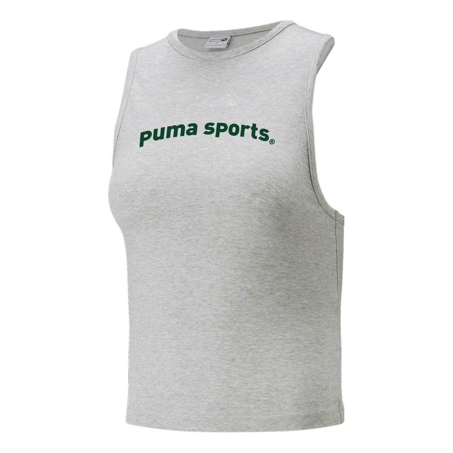 

Спортивный топ (WMNS) PUMA Team Tank Top Logo 'Grey' 622575-04, серый