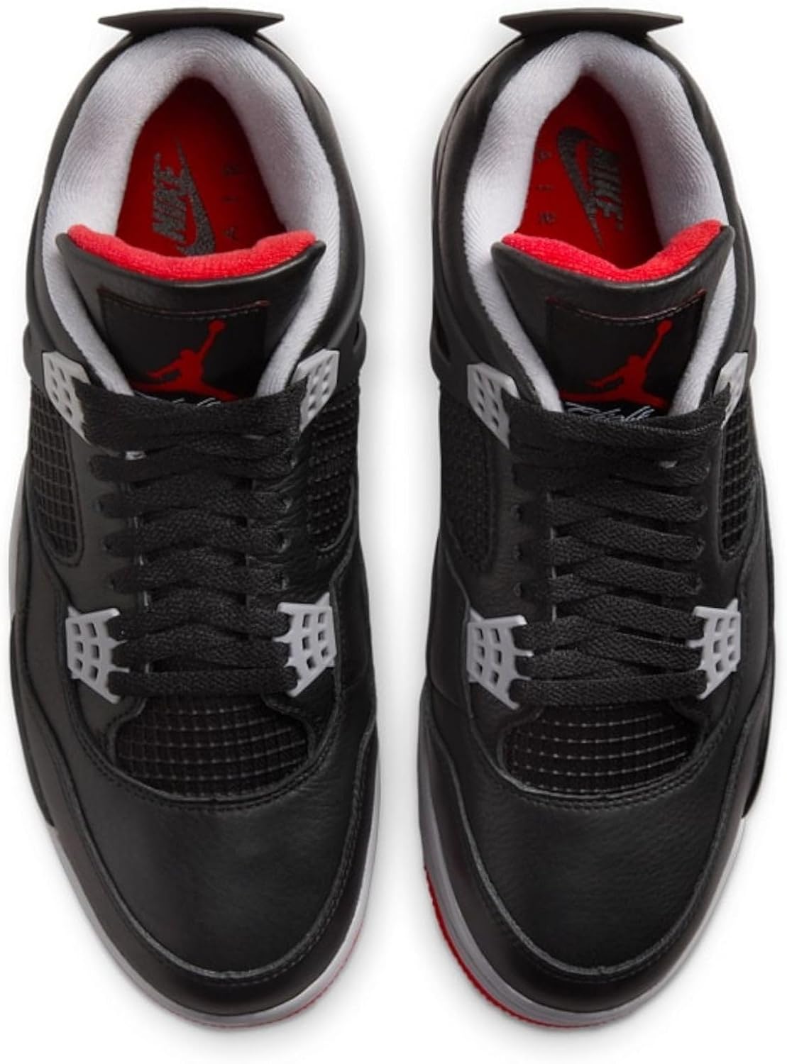 Детские кроссовки Nike Jordan 4 Retro, черный/красный/серый — фото 3