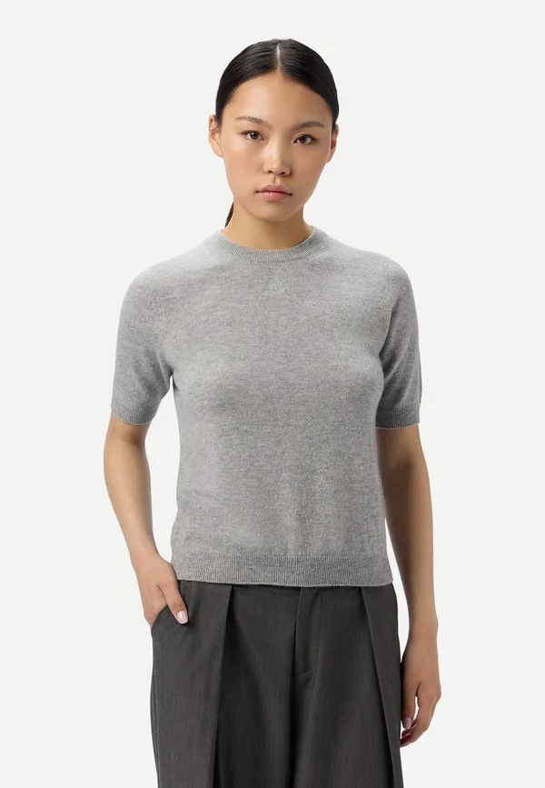 

Простая футболка Gobi Cashmere, Grey, Серый, Простая футболка Gobi Cashmere, Grey
