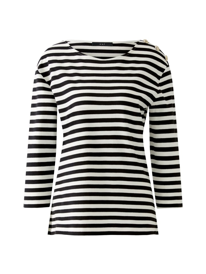 

Футболка Oui, цвет black offwhite