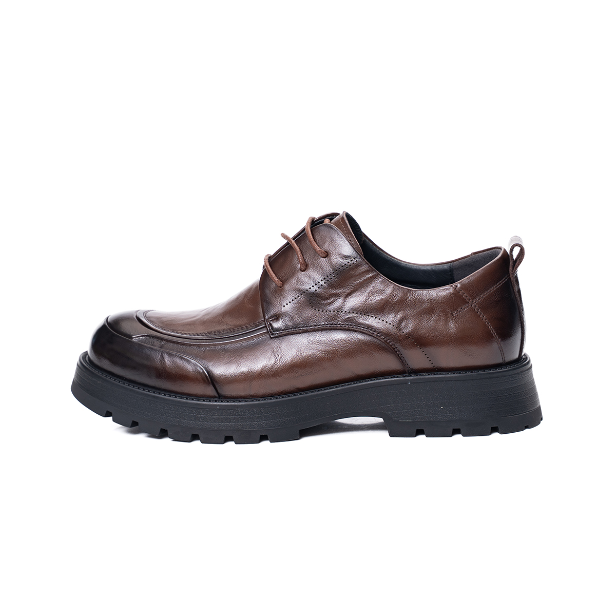 

AQUASCUTUM Повседневные кожаные туфли мужские низкие, черные/коричневые