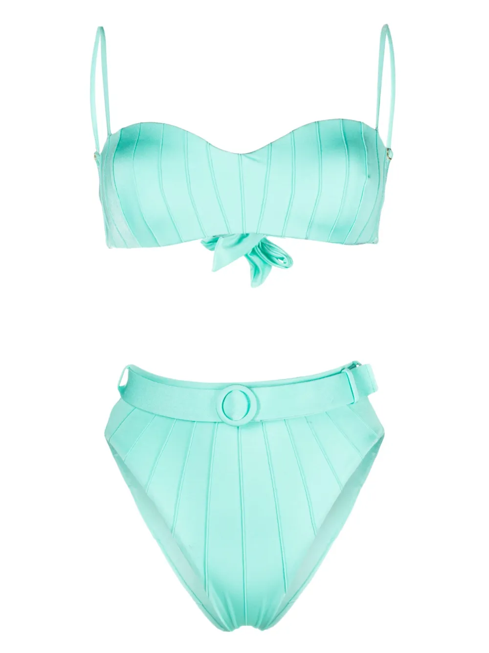 

Бикини с завышенной талией Noire Swimwear, синий