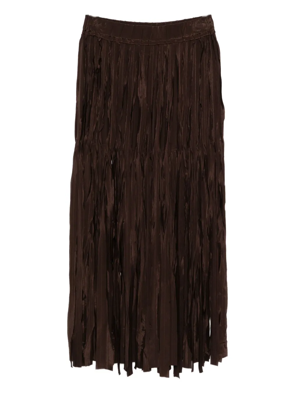 

Плиссированная юбка Alysi, коричневый