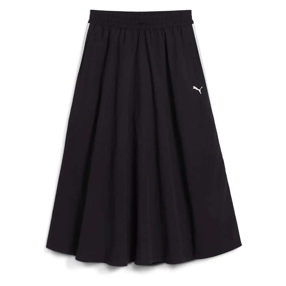 

Юбка Puma T7 Relaxed Fit midi skirt, черный