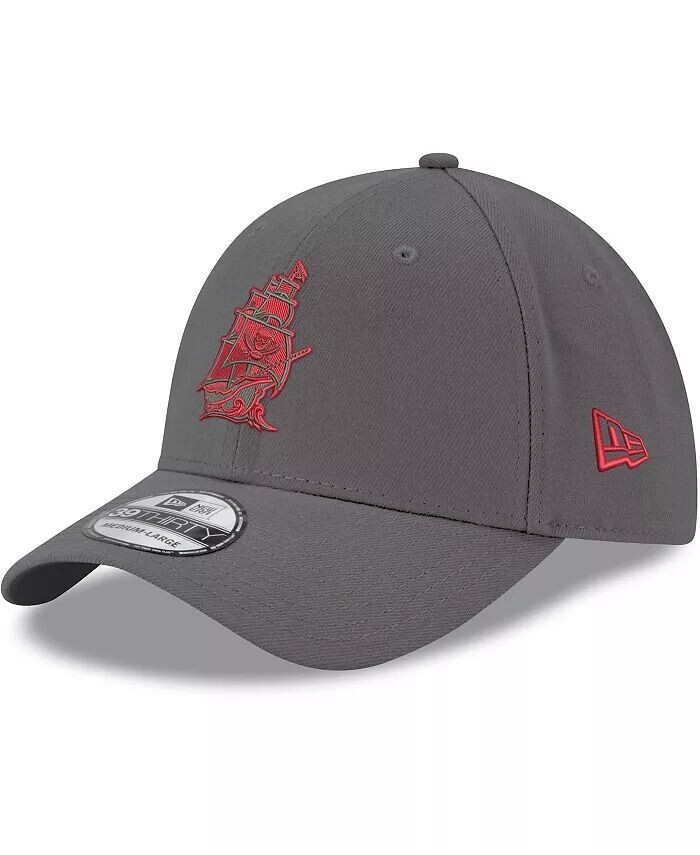 

Мужская графитовая кепка Tampa Bay Buccaneers Ship Storm 39THIRTY Flex New Era, серый