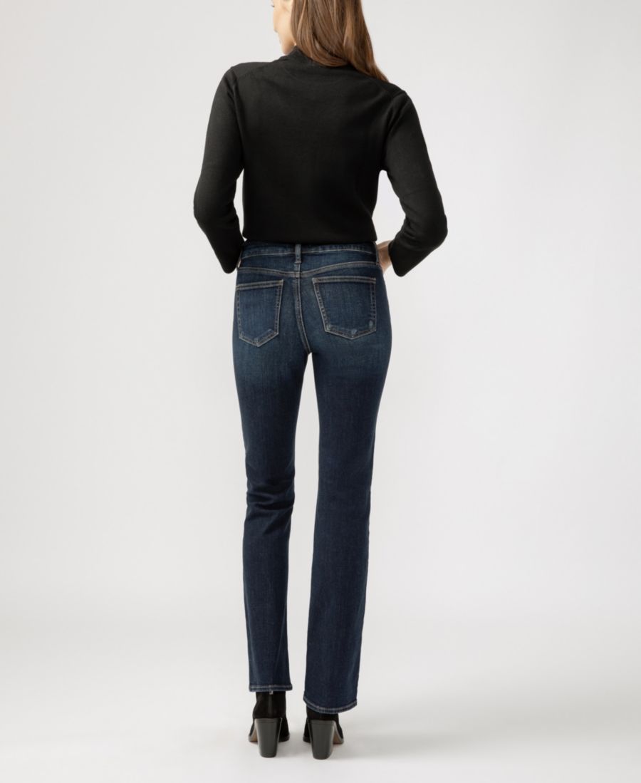Женские джинсы Suki Mid Rise Curvy Fit Slim Bootcut Silver Jeans Co, Indigo — фото 3
