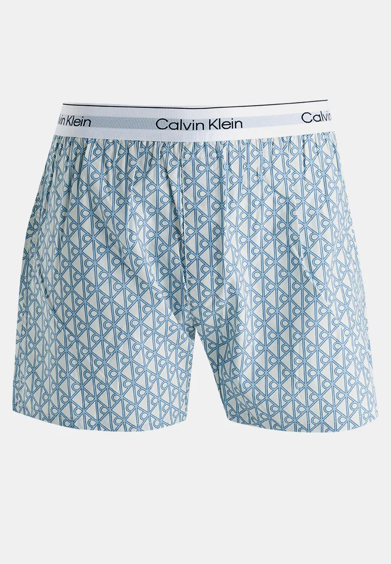 Трусы, хлопок, Calvin Klein, синий