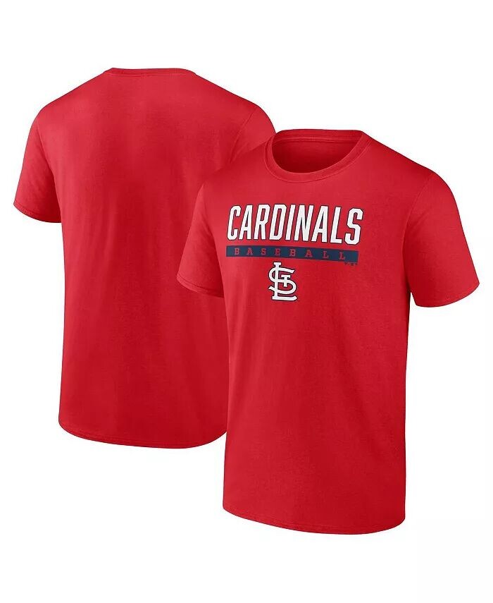 

Мужская красная футболка St. Louis Cardinals Power Hit Fanatics
