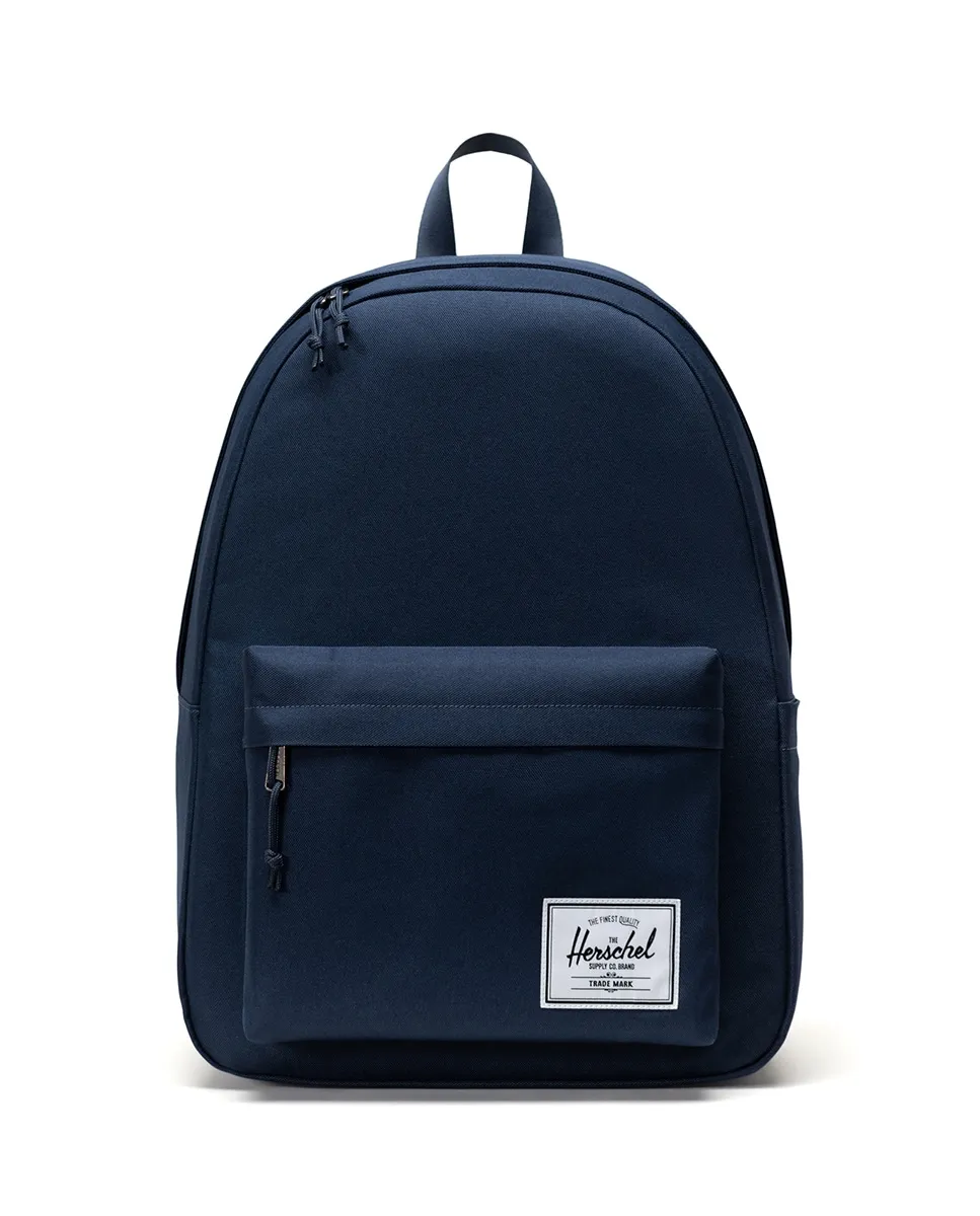 

Экологичный унисекс рюкзак из серой ткани 30 л Herschel, темно-синий