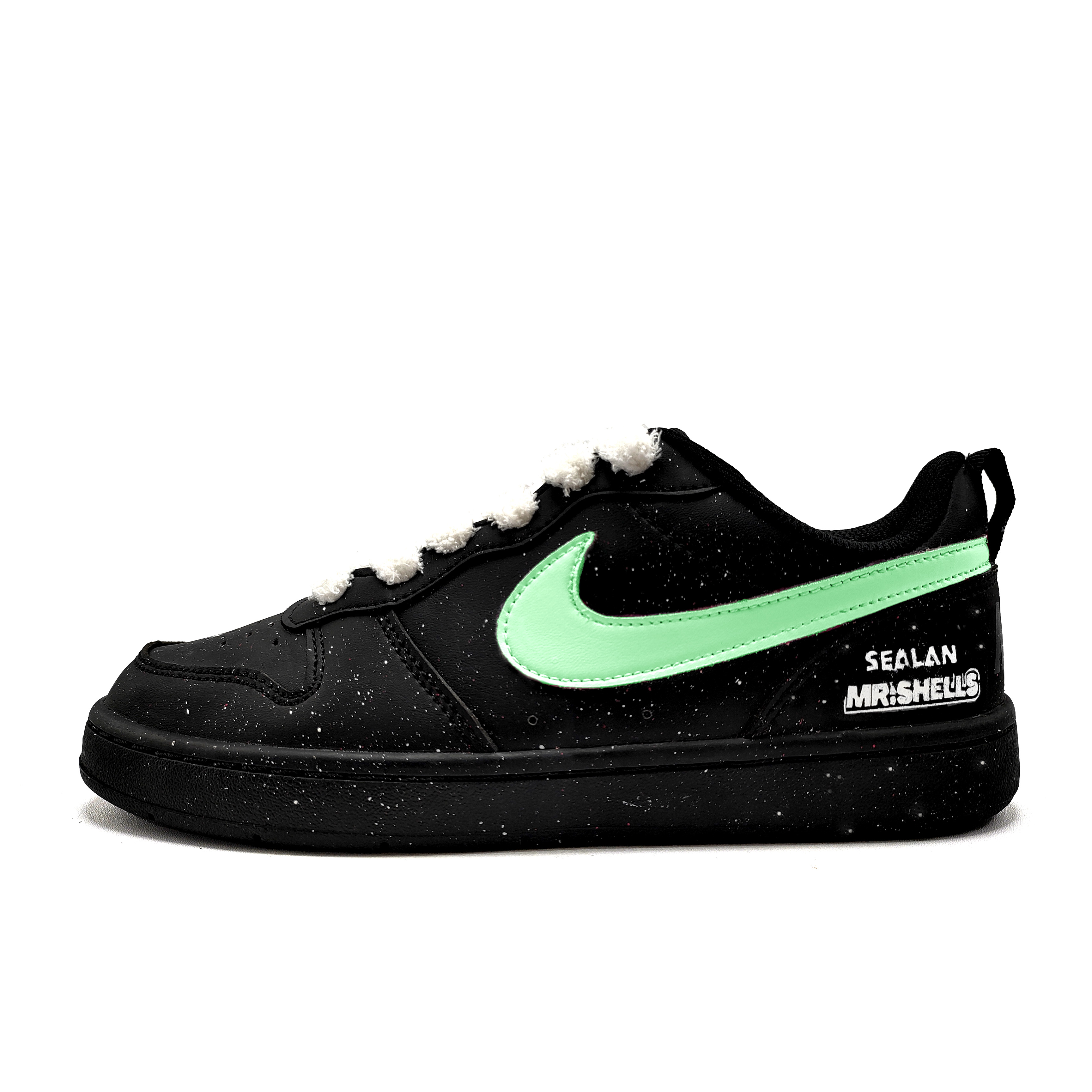

Nike Кроссовки Court Borough Meteor Mint Shock Absorbers с низким верхом для скейтборда, нескользящие, для подростков