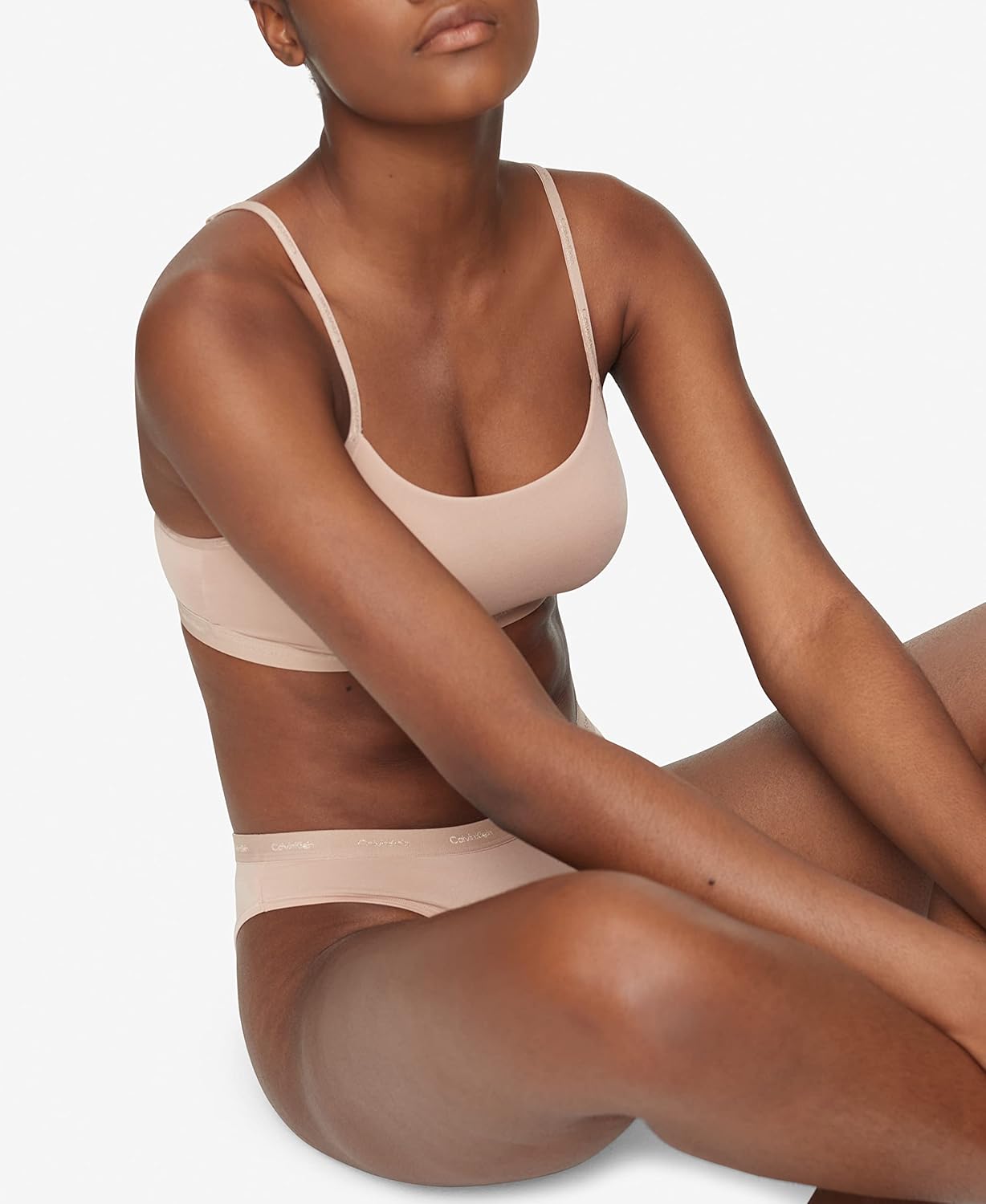 Женский бюстгальтер-бралетт Calvin Klein Form to Body без подкладки, Cedar — фото 3