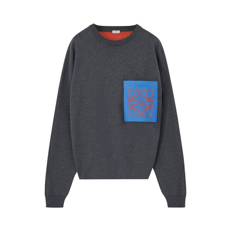

Свитер Loewe Anagram Pocket Sweater, Grey/Blue