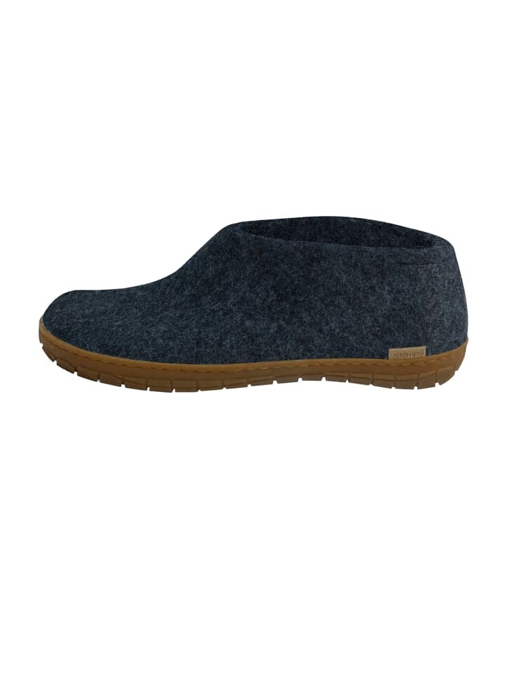 Тапочки glerups Hausschuh Naturkautschuksohle, цвет denim