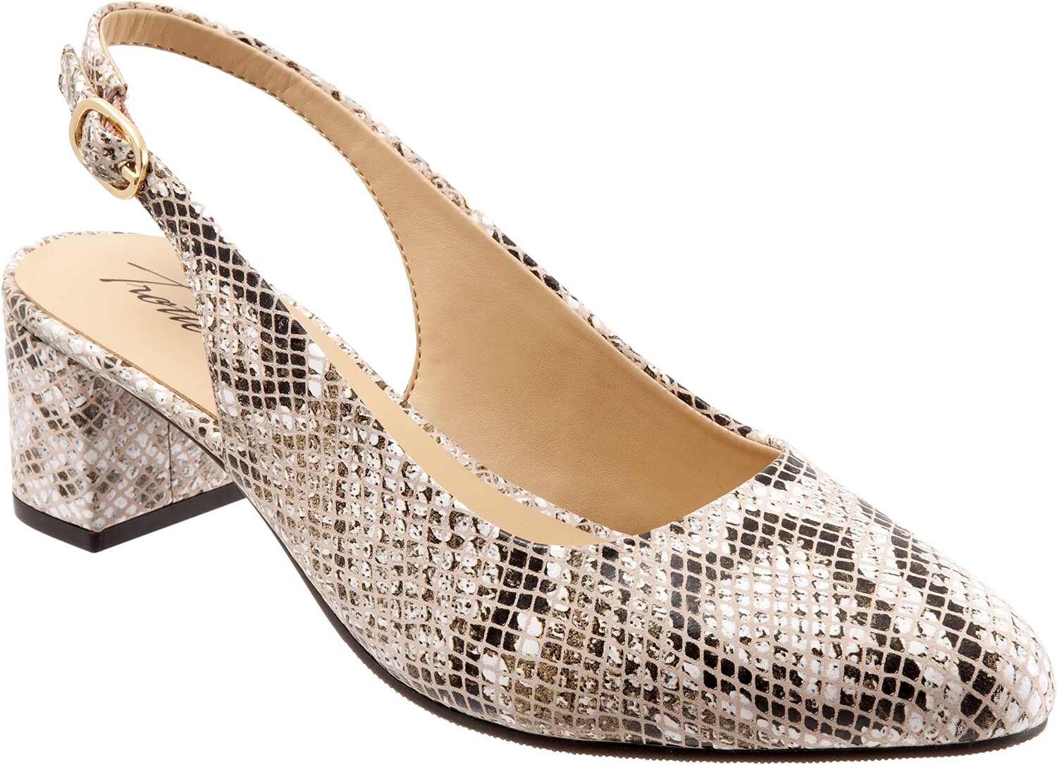 

Туфли Trotters Kay, цвет Cream Snake Veg