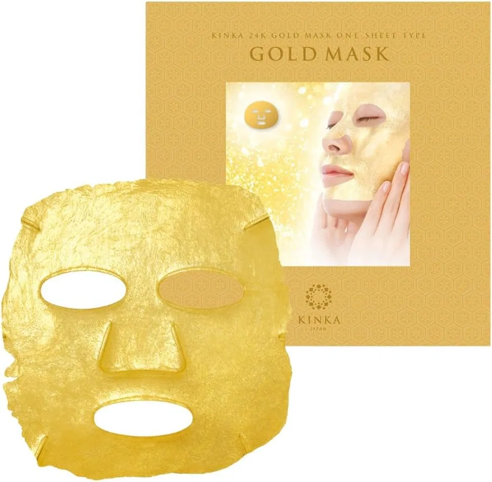 Маска для лица FOIL — Foiichi Kinha 24K Gold, листовая, 134 г