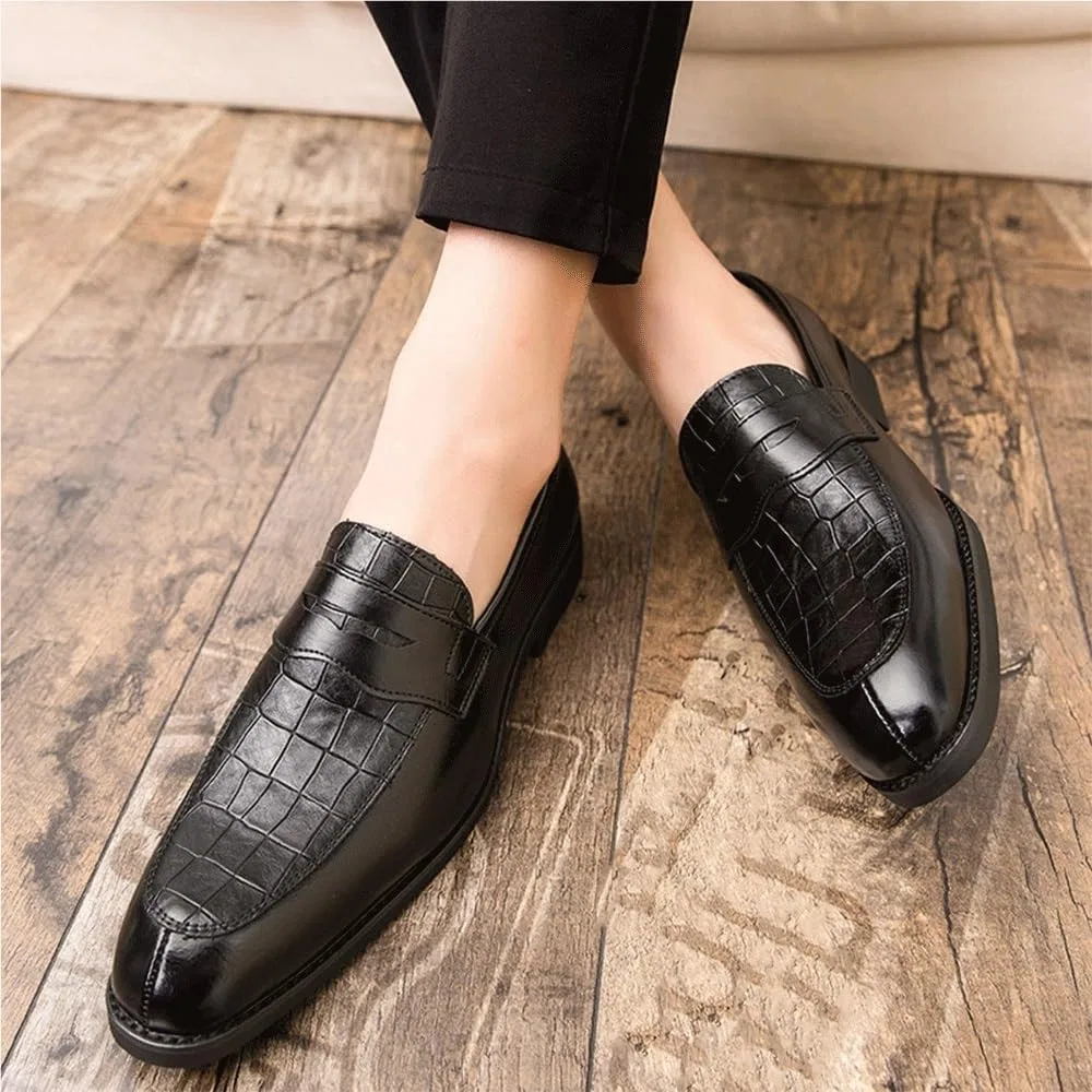 Лоферы мужские кожаные, Vintage, без бренда, Black UOPYNE — фото 2