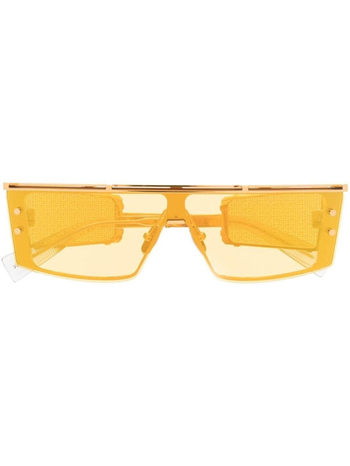 

Balmain Eyewear солнцезащитные очки Wonder Boy III в прямоугольной оправе, желтый