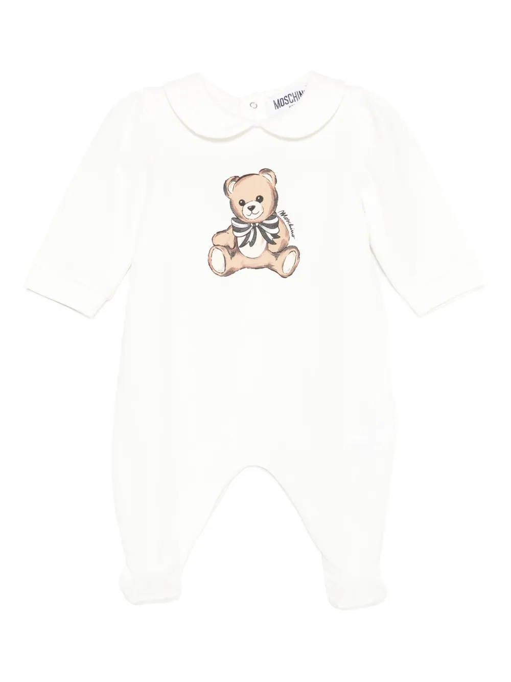 

Пижама с принтом Teddy Moschino Kids, белый