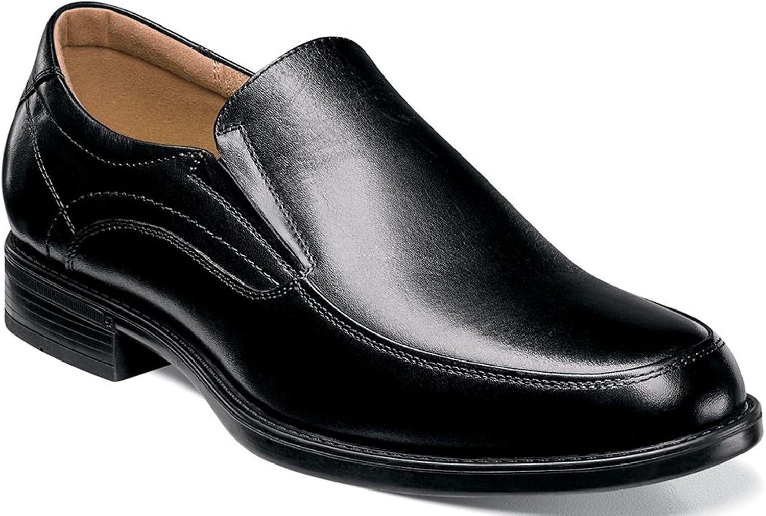 Florsheim Midtown Moc Toe слипоны для мужчин, черный — фото 2