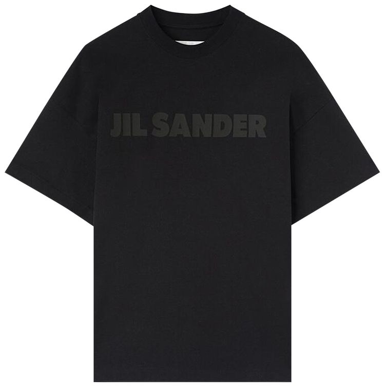 

Футболка Jil Sander Logo Boxy T-Shirt 'Black', черный