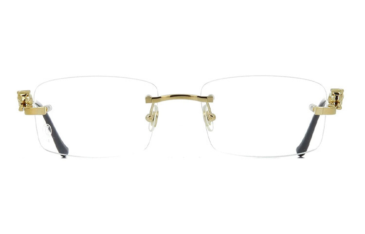 

Оптическая оправа CARTIER Unisex Cheetah Collection, Gold 54