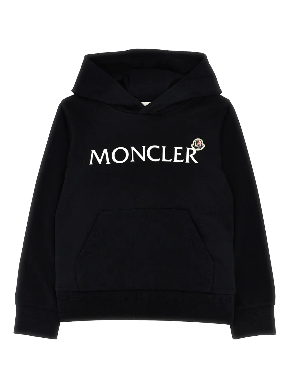 

Худи с логотипом Moncler Enfant, черный