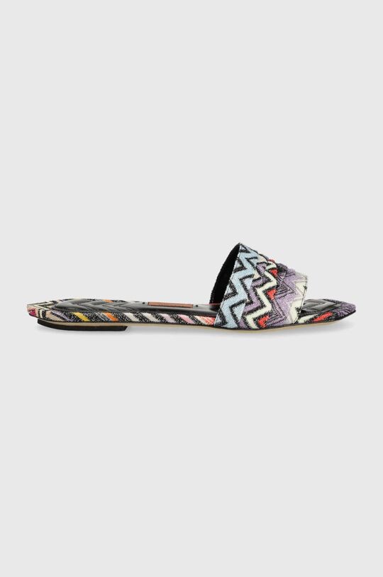 Шлепанцы Gia Flat Missoni, мультиколор — фото 2