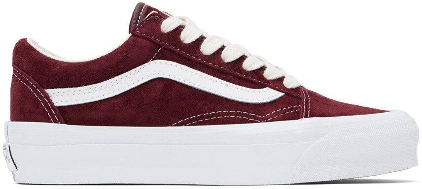 

Бордовые кроссовки Old Skool 36 Vans, Коричневый;красный, Бордовые кроссовки Old Skool 36 Vans