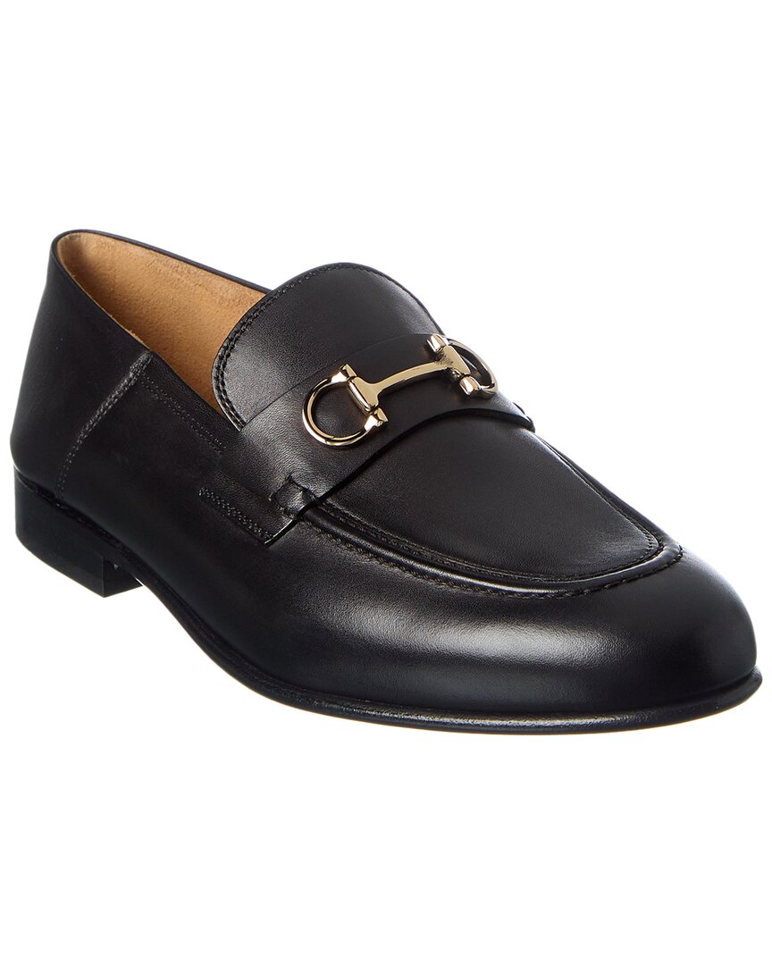Феррагамо Оттоне кожаные лоферы Salvatore Ferragamo, черный